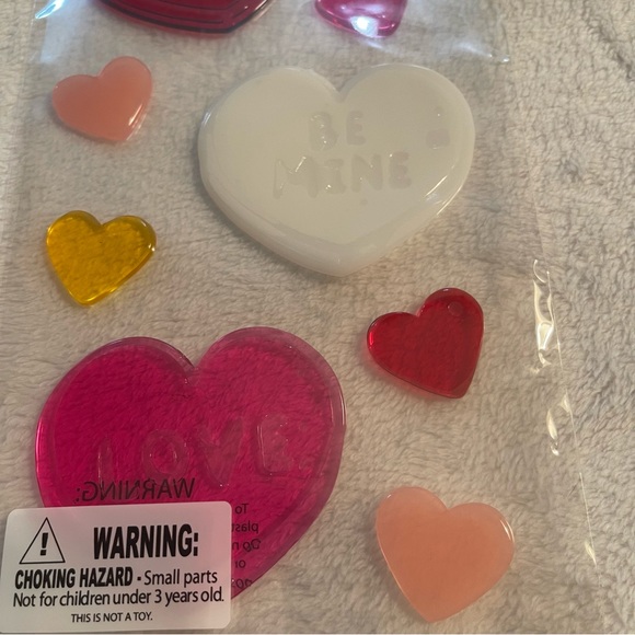 Window Gel Cling Valentines Day Be Mine XOXO Love Reuseable Decor Teacher Supply - Picture 4 of 7